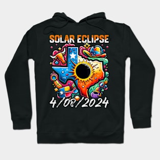 Solar Eclipse 2024 Texas 4.08.24 Solar Eclipse Hoodie